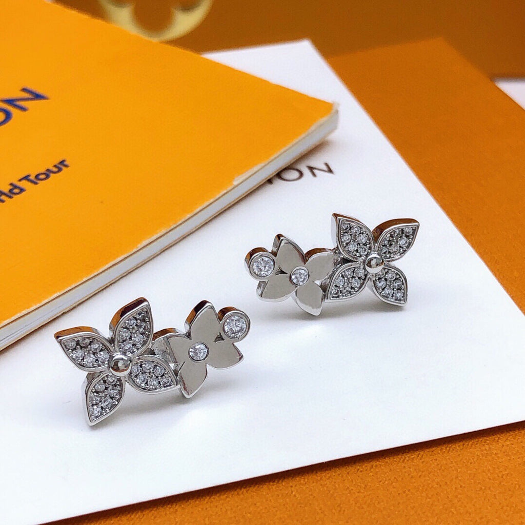 Louis Vuitton Star Monogram Crystal Accent Earrings - album image 1