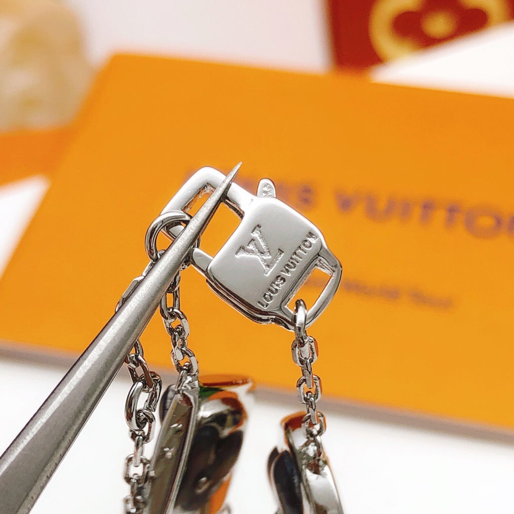 Louis Vuitton Silver-Tone Gray Monogram Bracelet - album image 5