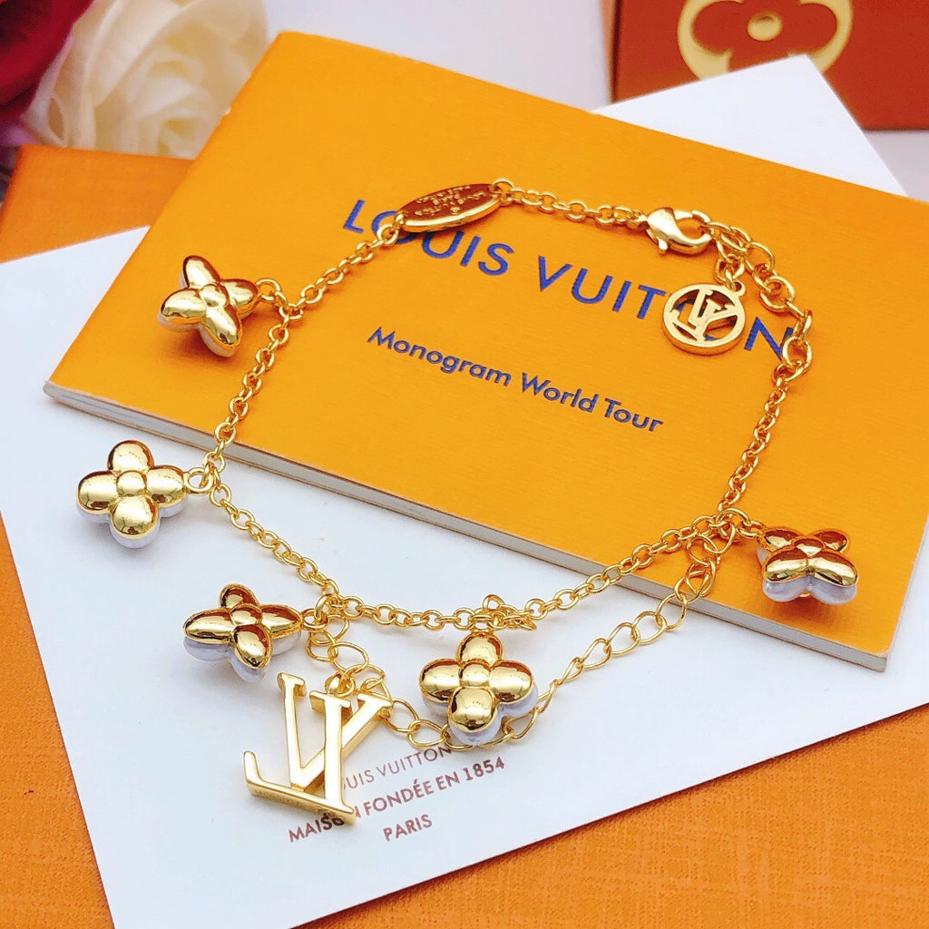 Louis Vuitton White Flower Bracelet - album image 3