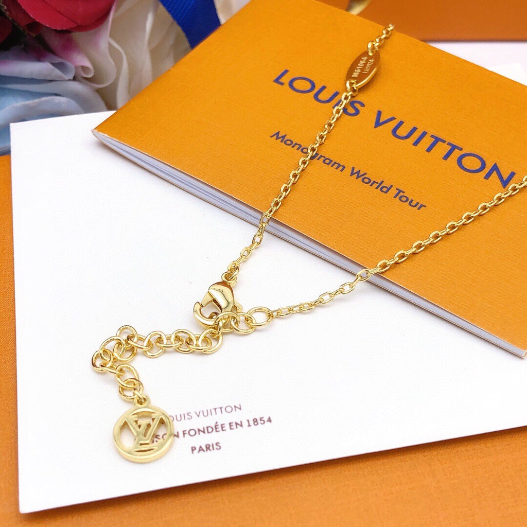 Louis Vuitton Monogram Crystal Accent Necklace - album image 6