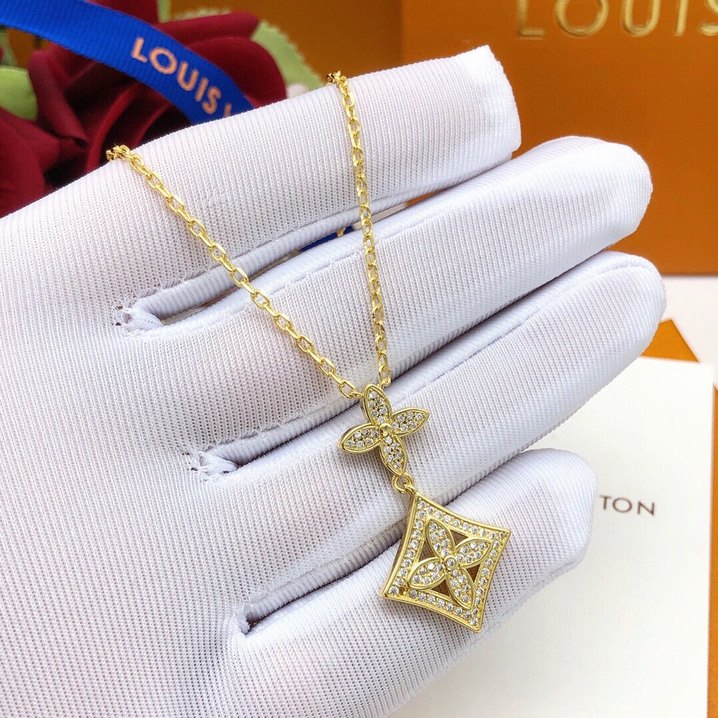 Louis Vuitton Monogram Crystal Accent Necklace - album image 5