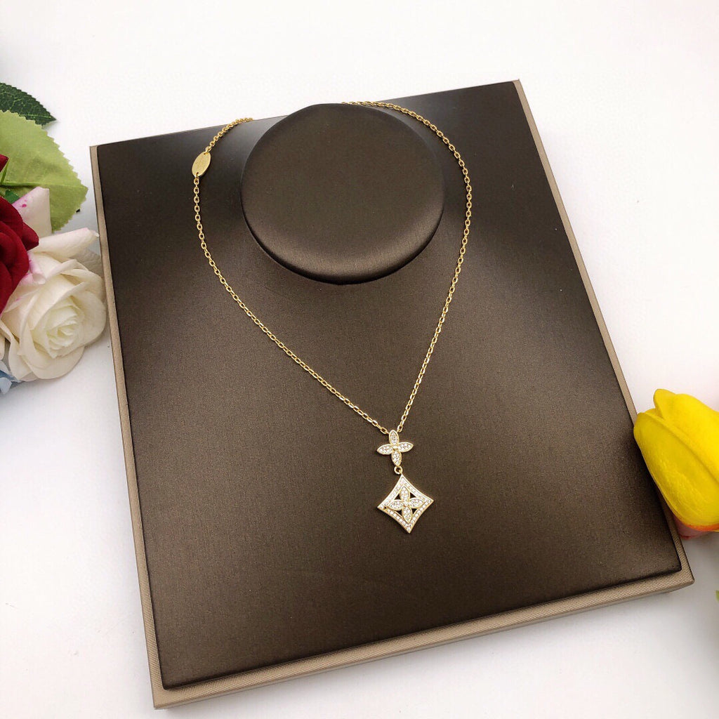 Louis Vuitton Monogram Crystal Accent Necklace - album image 7