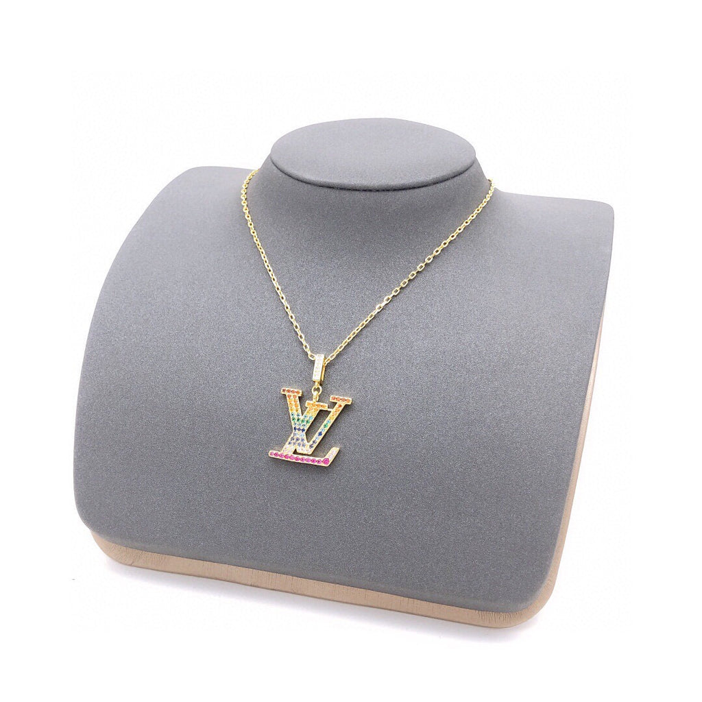 Louis Vuitton Multicolor Crystal Accent Necklace - album image 5