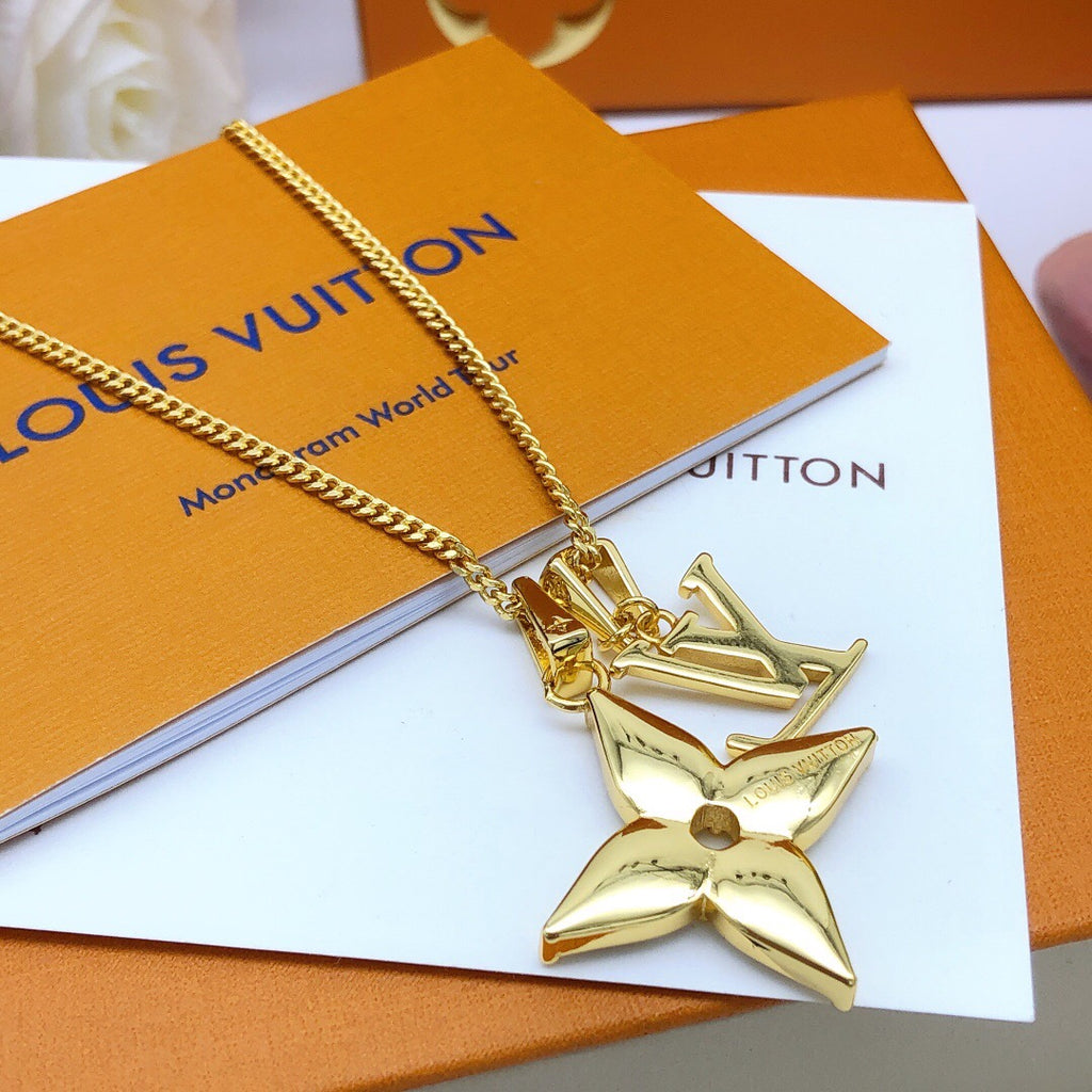 Louis Vuitton Monogram Marquise Crystal Accent Necklace - album image 2