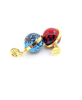 Chanel Blue Red Earrings - album image 1