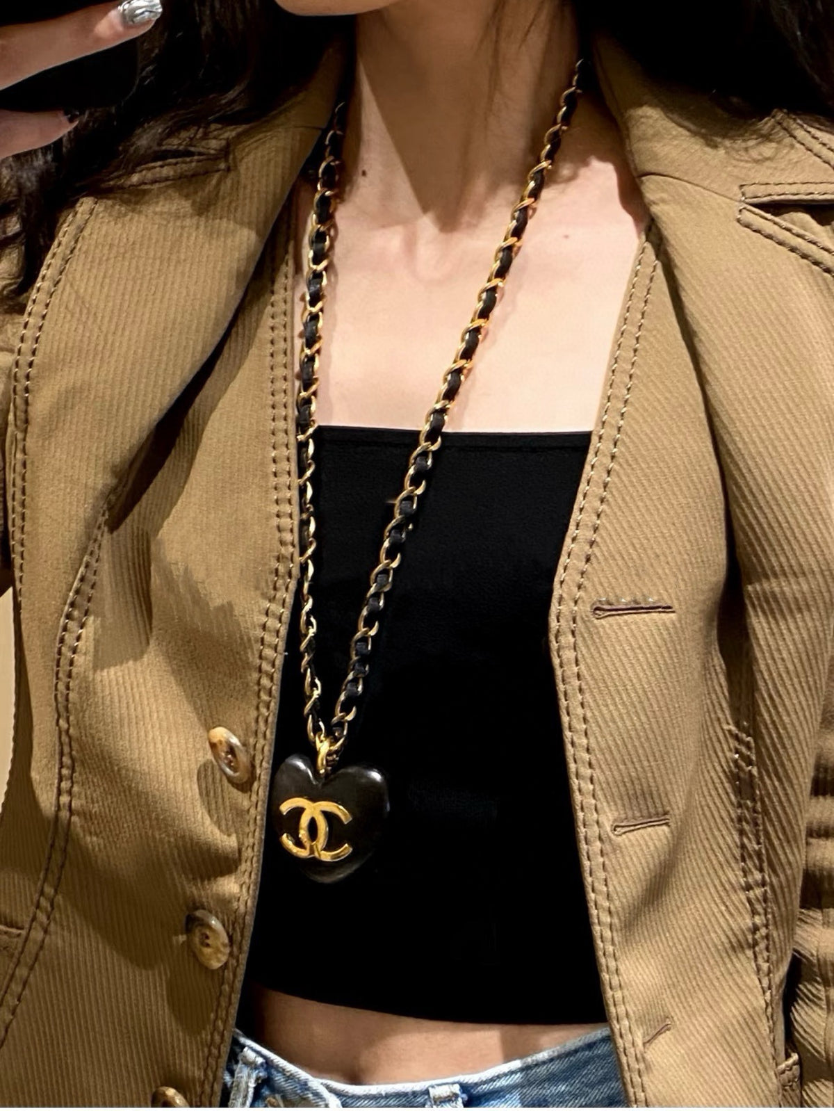 Chanel Woven Pendant Braided Chain Belt - album image 1