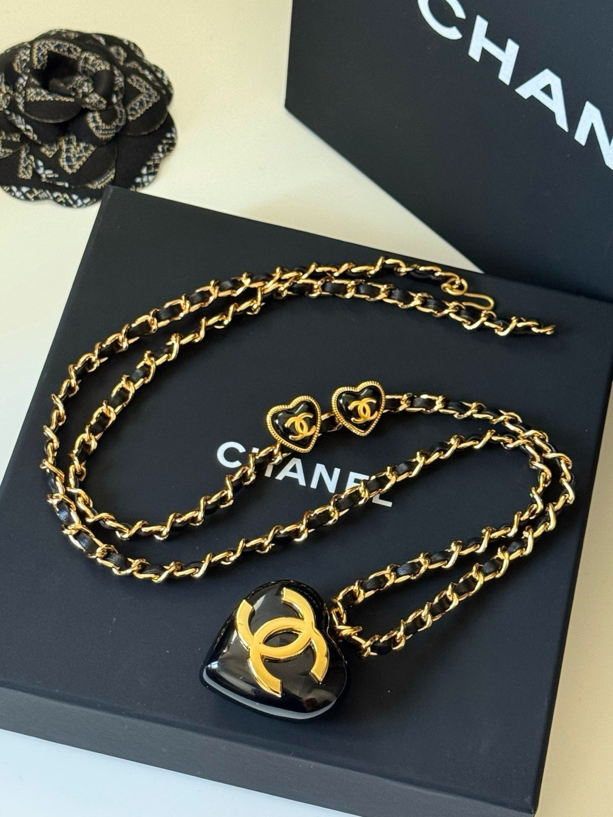Chanel Woven Pendant Braided Chain Belt - album image 3