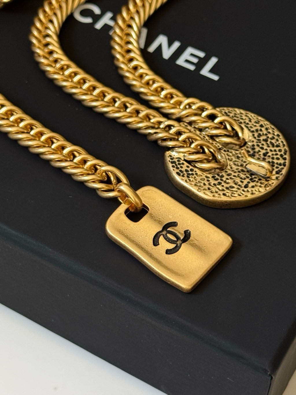 Chanel Gold-Tone Coin Chain Belt - album image 6