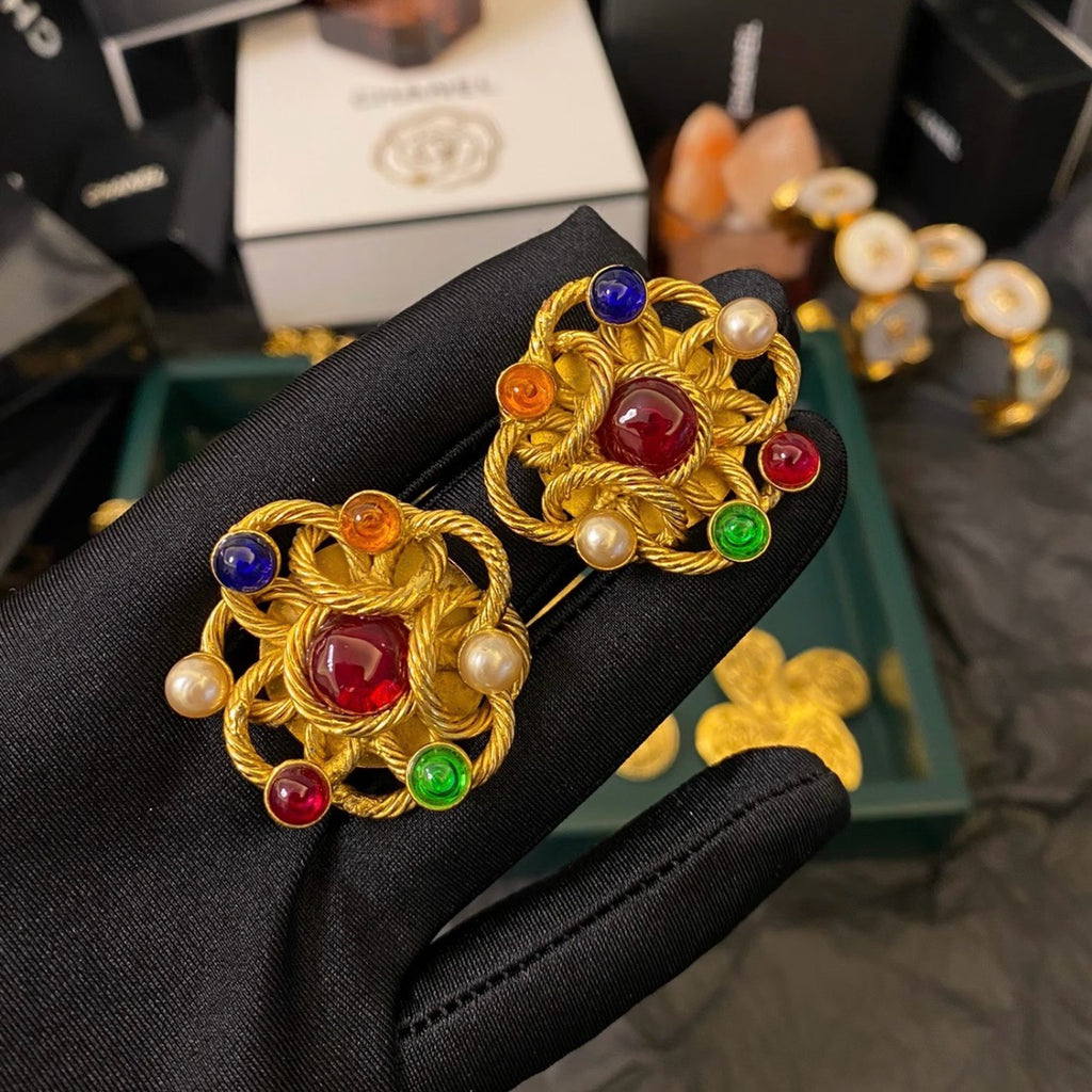 Chanel Openwork Twisted Earrings - album image 2