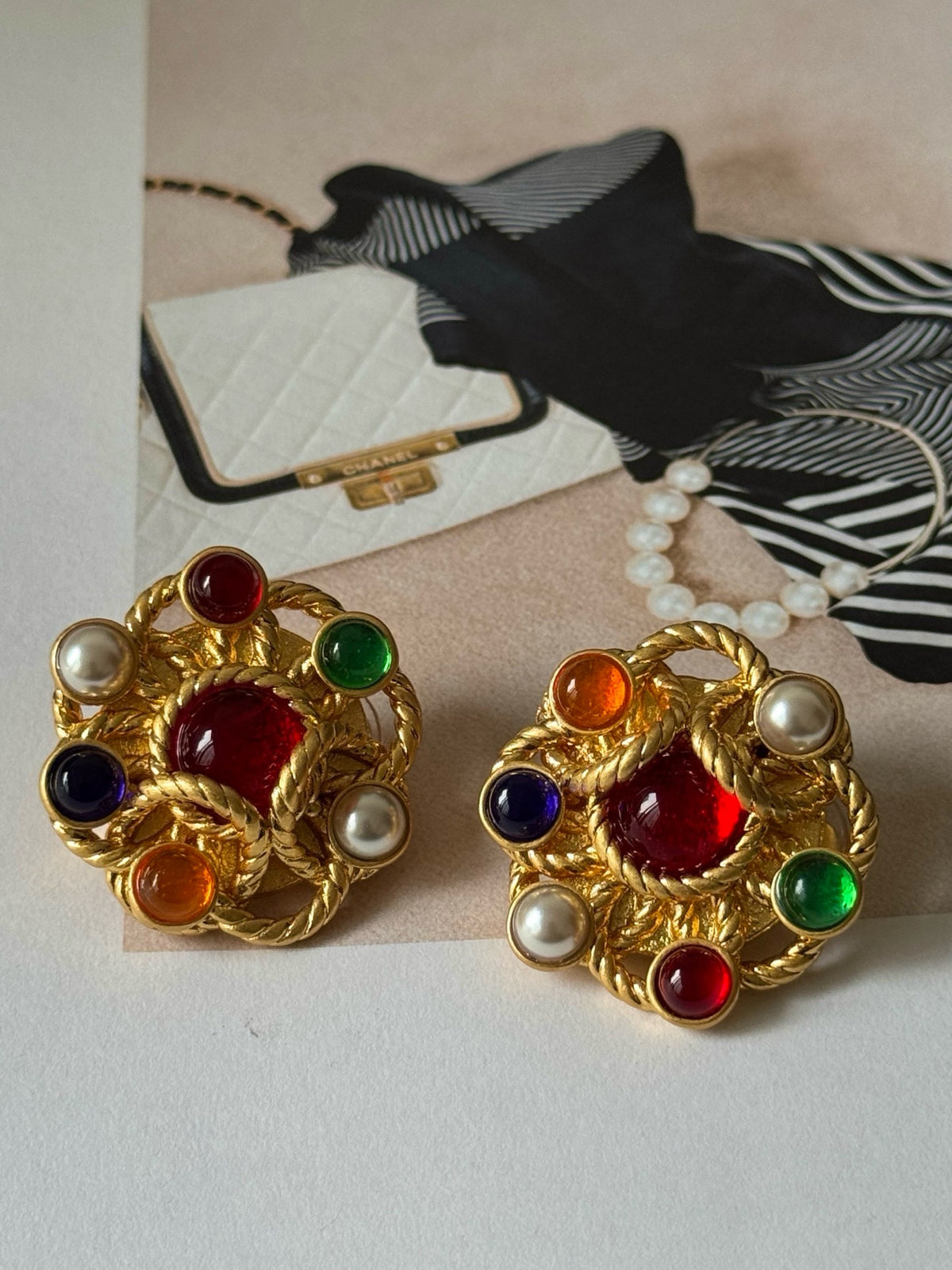 Chanel Openwork Twisted Earrings - album image 3
