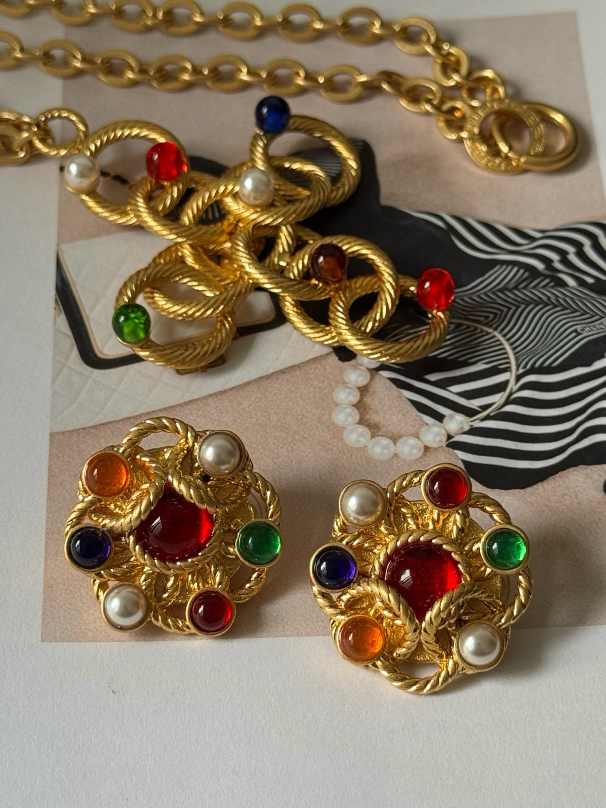 Chanel Openwork Twisted Earrings - album image 6