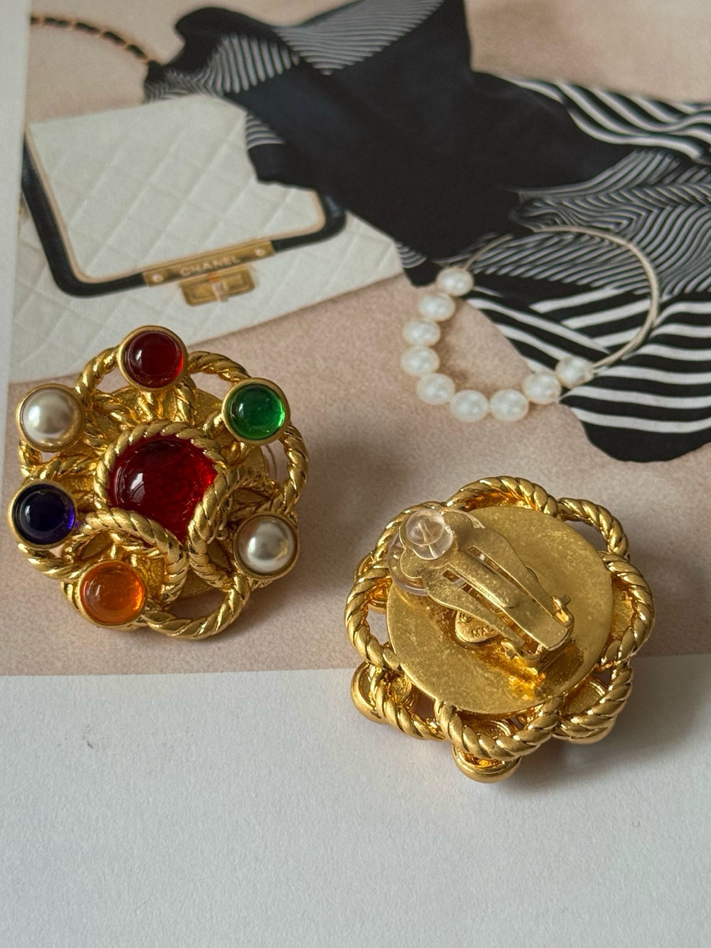 Chanel Openwork Twisted Earrings - album image 4