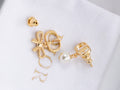 Dior Pearl-Look Ribbon Drop Earrings - product image 1