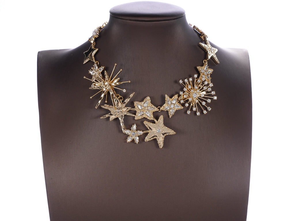Chanel Gold-Tone Starburst Necklace - album image 4