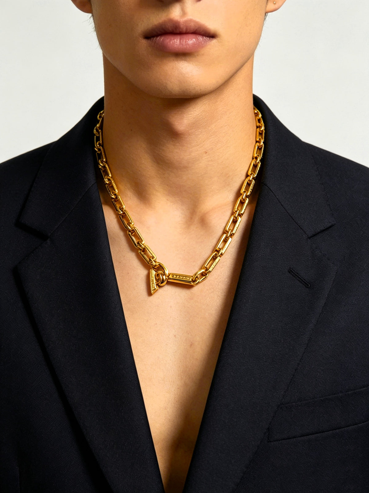 Chrome Hearts Cross Fleur-de-Lis Pendant Antiqued Necklace - album image 7