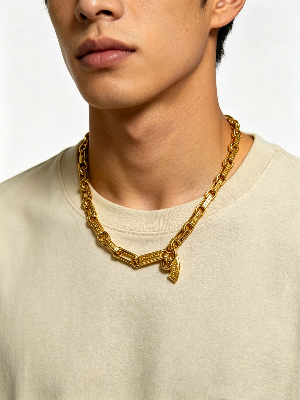 Chrome Hearts Gold-Tone Narrow Drop Necklace - album image 8