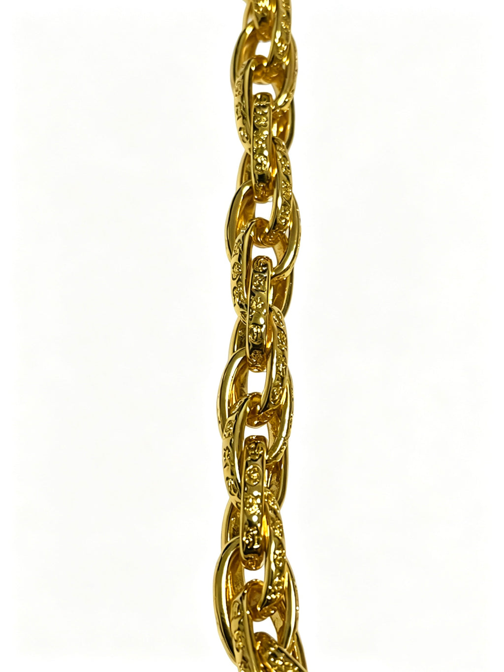 Chrome Hearts Gold-Tone Elongated Tag Necklace - album image 4