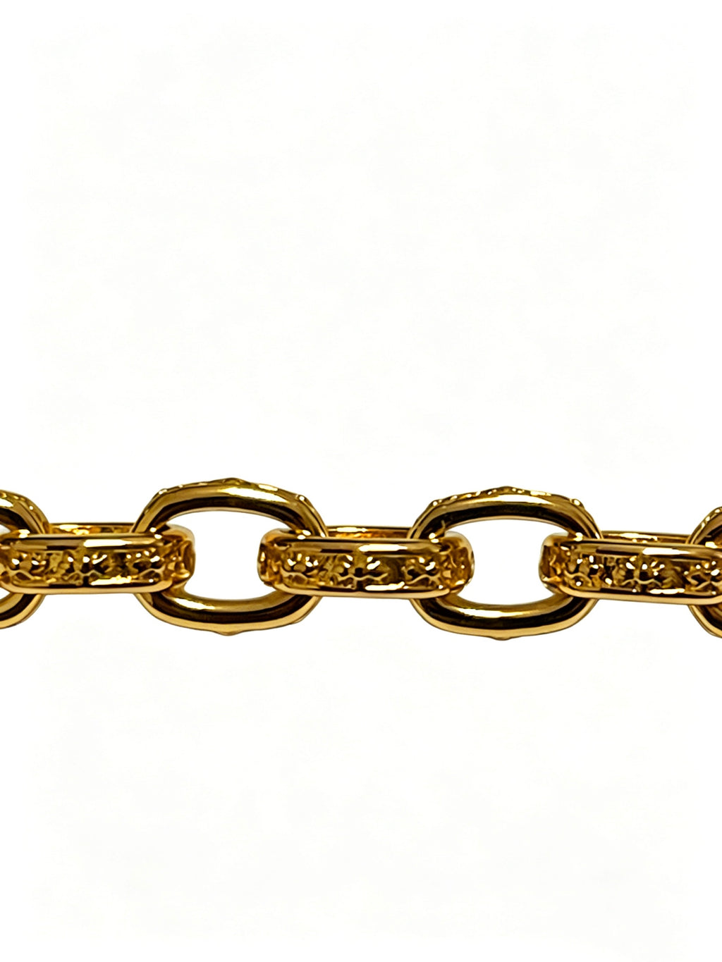 Chrome Hearts Cross Fleur-de-Lis Antiqued Polished Bracelet - album image 4