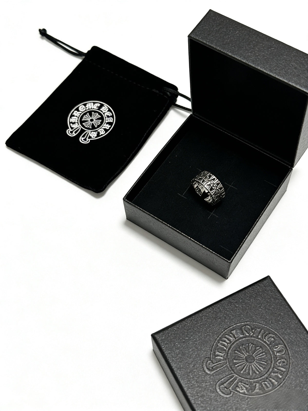 Chrome Hearts Adjustable Open Silver-Tone Ring - album image 7