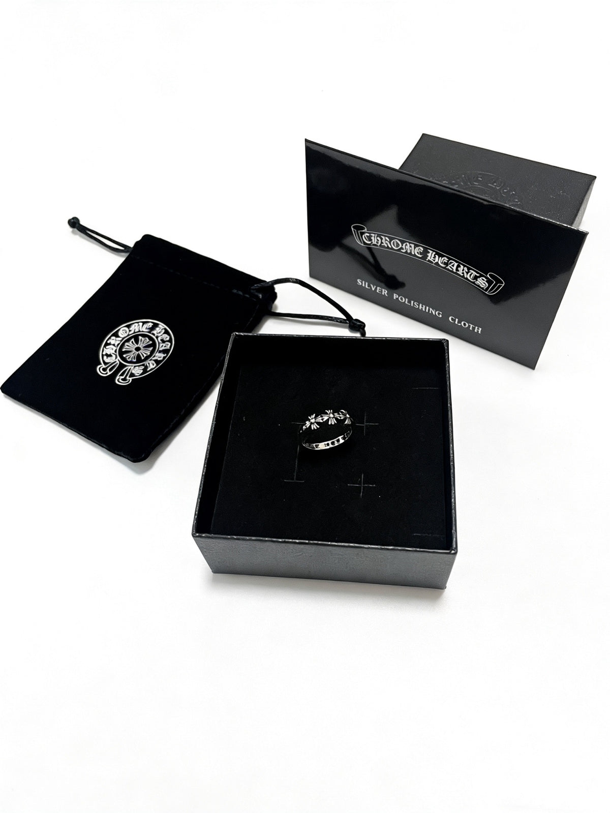Chrome Hearts Petite Sculpted Band Ring - album image 1