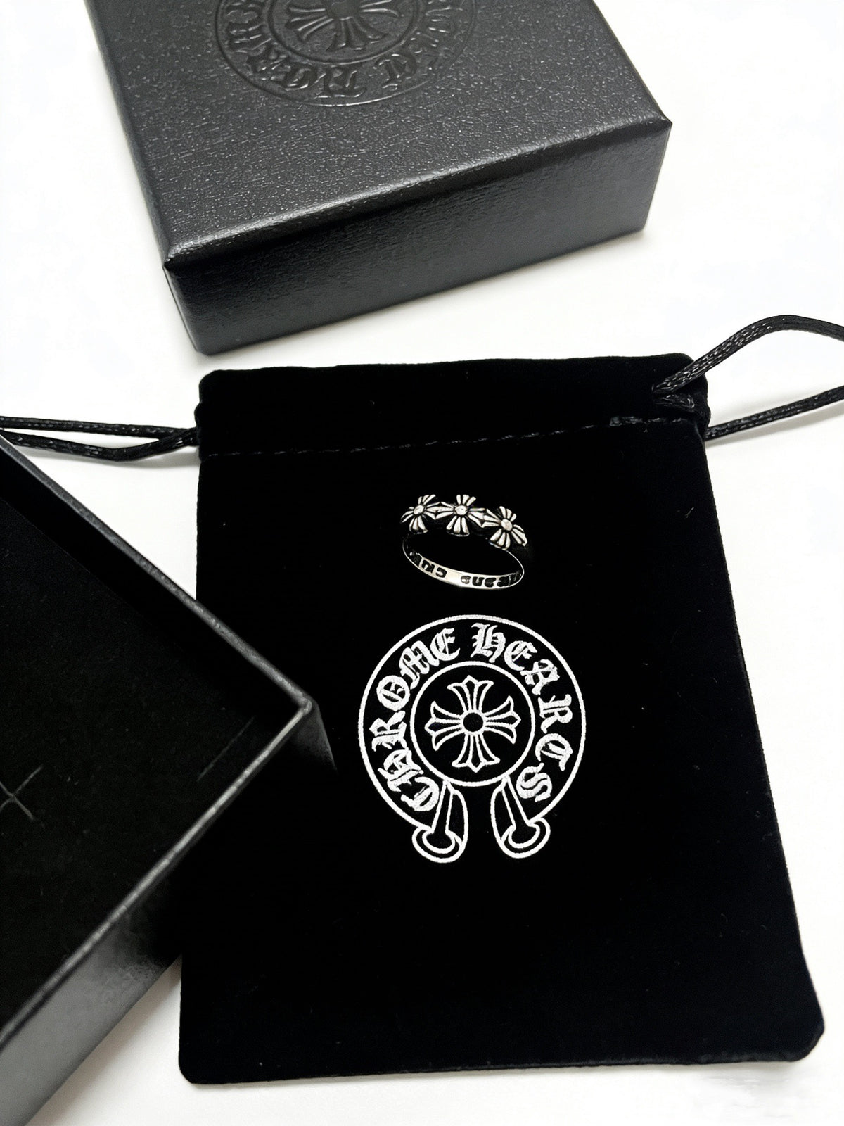 Chrome Hearts Petite Sculpted Band Ring - album image 3