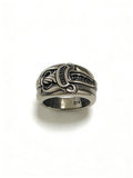 Chrome Hearts Curved Relief Wide Ring - album image 1