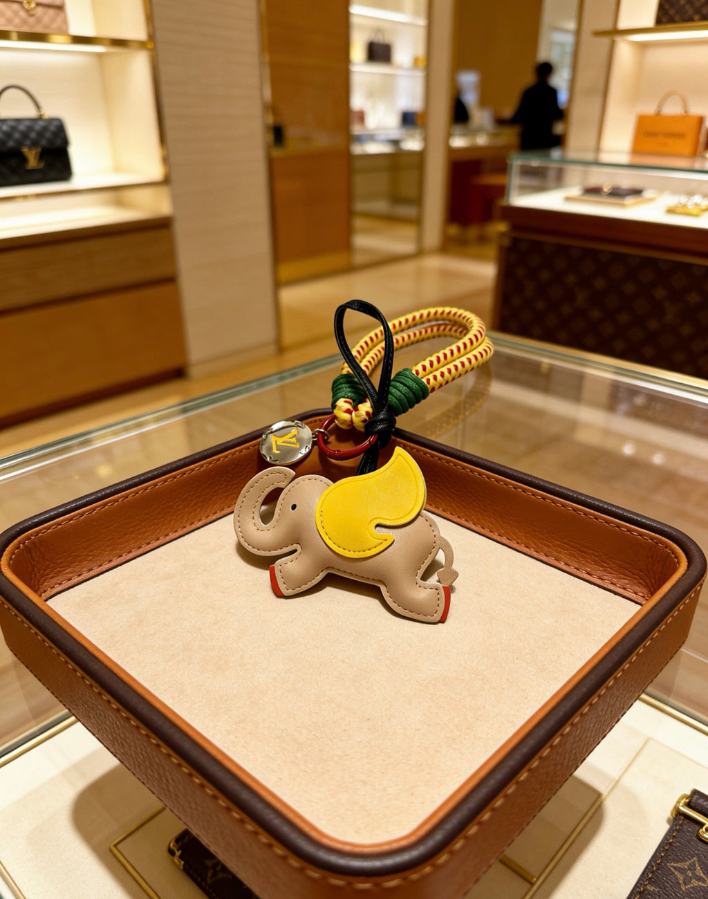 Louis Vuitton Tan and Yellow Horse Keychain - album image 5