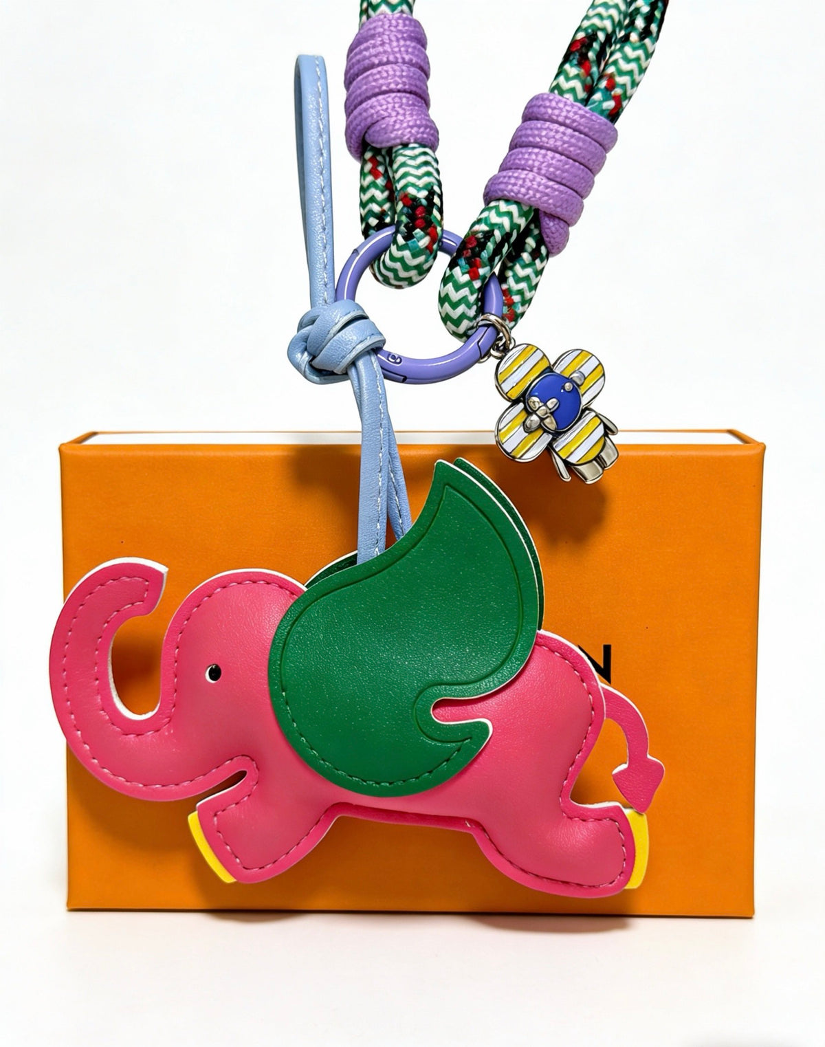 Louis Vuitton Pink and Green Horse Keychain - album image 3