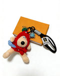 Louis Vuitton Red Hooded Plush Character Keychain - album image 1