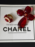 Chanel Red Oval Stone Brooch and Ring Options - album image 1