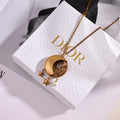 Dior Letter and Round Medallion Necklace - product image 1