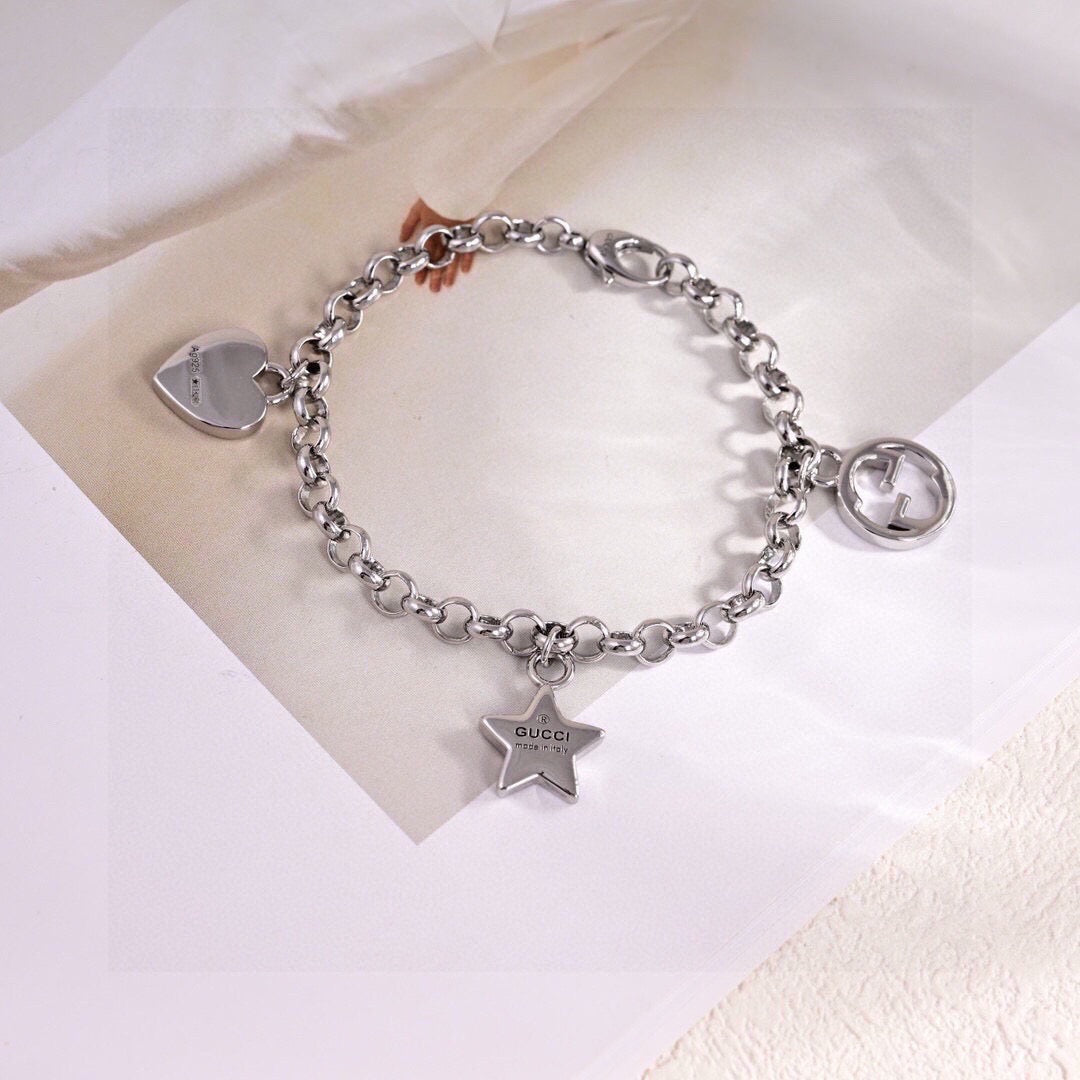 Gucci Silver-Tone Textured Chain Jewelry Options - album image 2