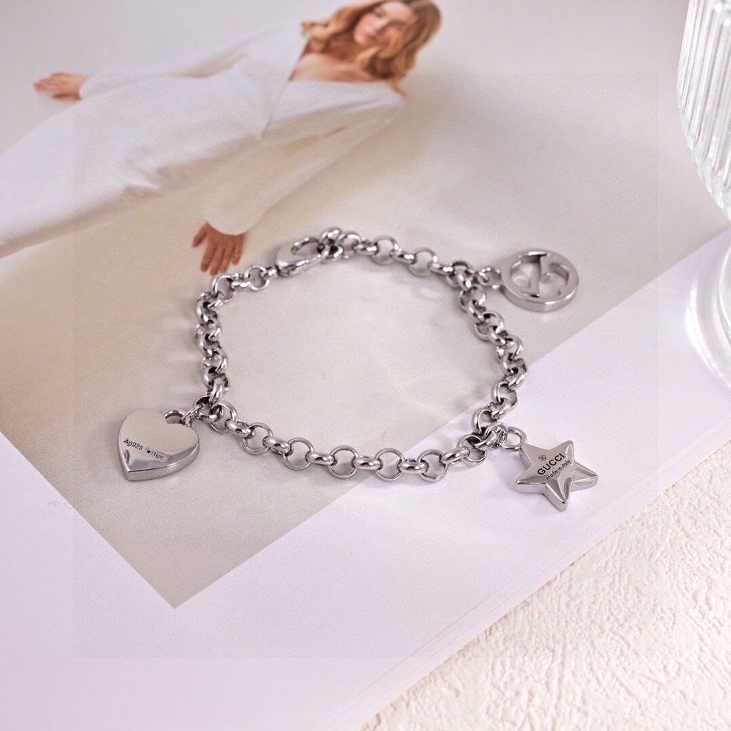 Gucci Silver-Tone Textured Chain Jewelry Options - album image 8