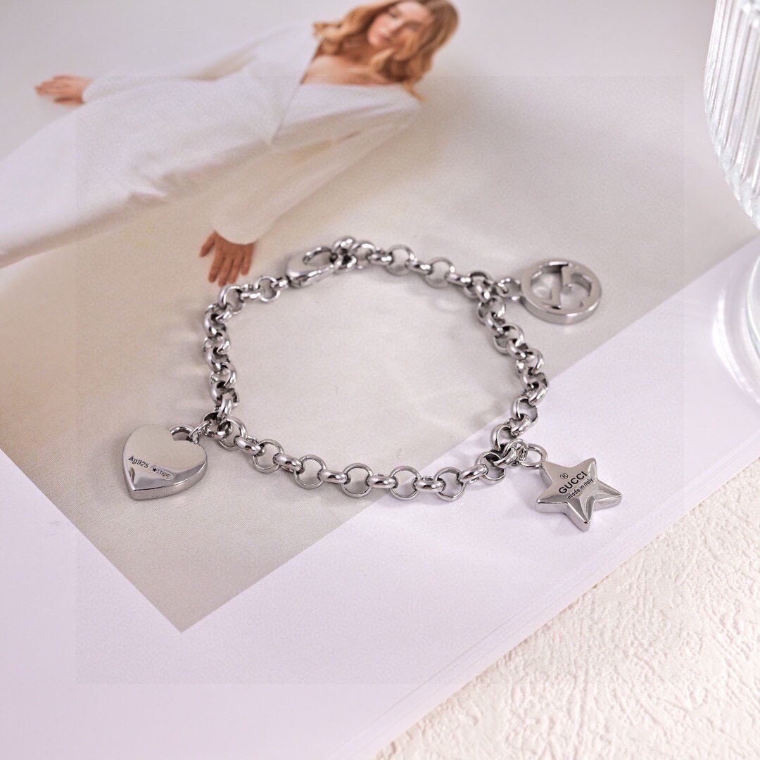 Gucci Silver-Tone Textured Chain Jewelry Options - album image 8