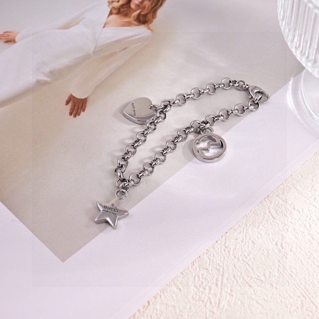 Gucci Silver-Tone Textured Chain Jewelry Options - album image 9