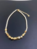 Chanel Dice Gold-Tone Pearl Necklace - album image 1
