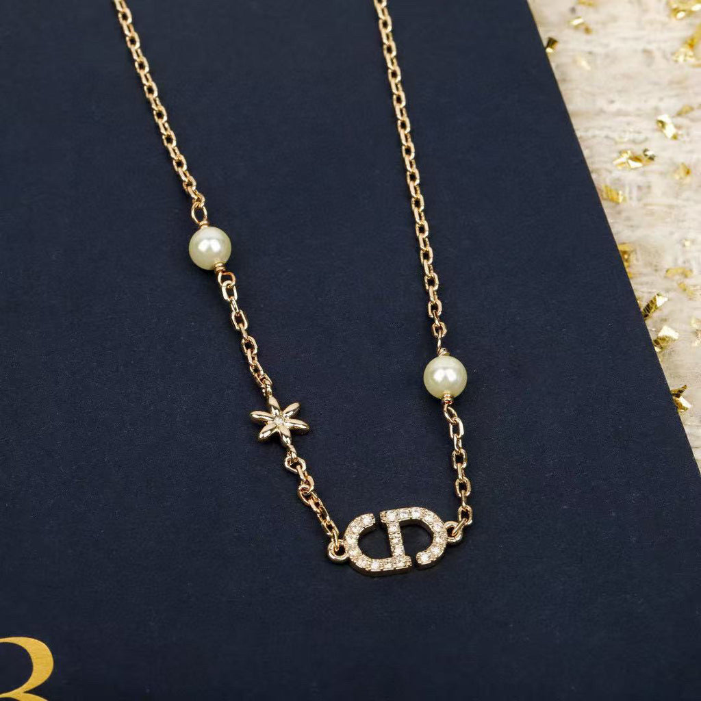 Dior CD Pearl-Look Pendant Necklace - product image 6