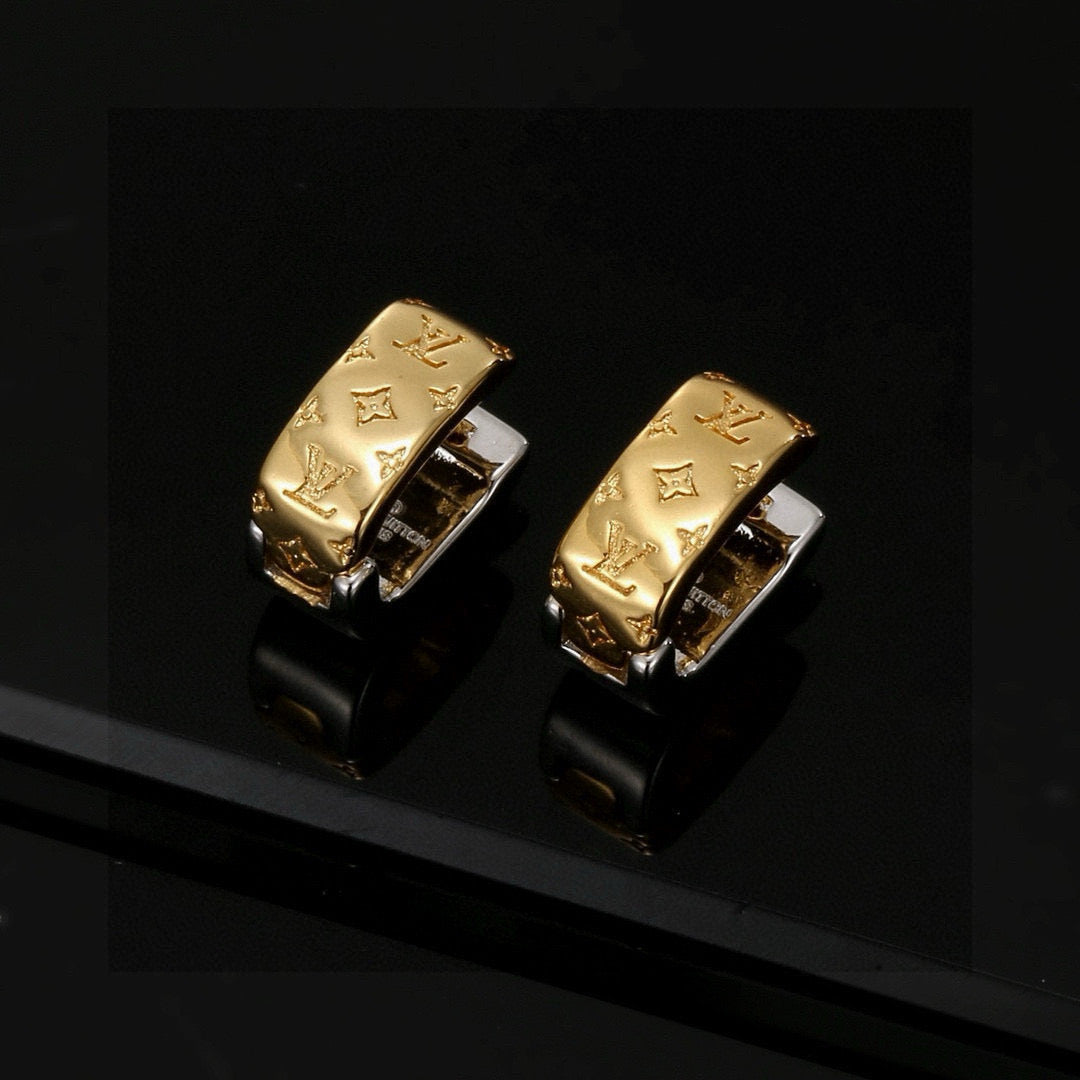 Louis Vuitton Iconic Clover Flower Monogram Openwork Twisted Earrings - album image 5