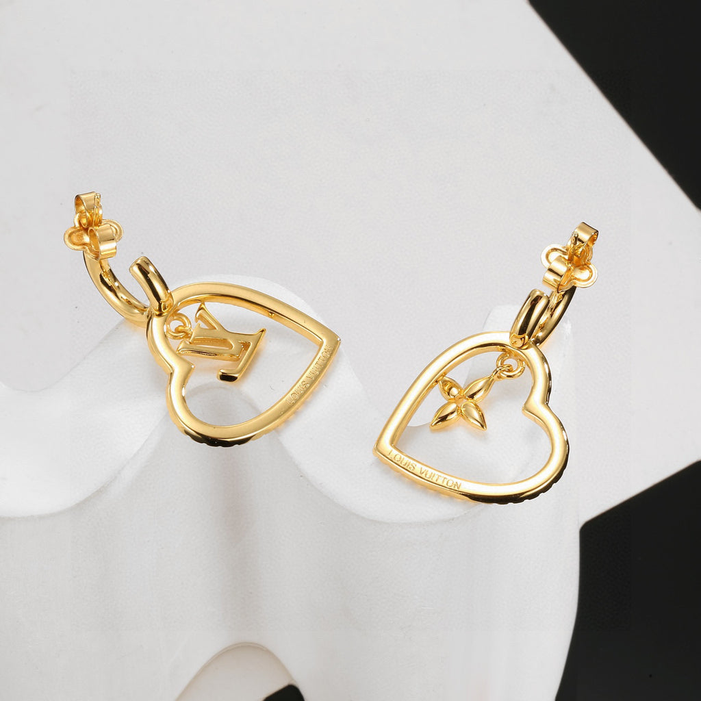 Louis Vuitton LV Letter Stud Earrings - album image 7