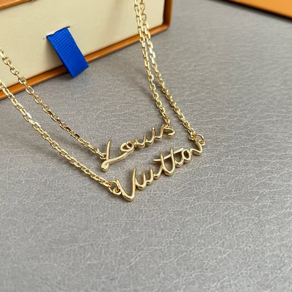 Louis Vuitton LV Letter Necklace - album image 6