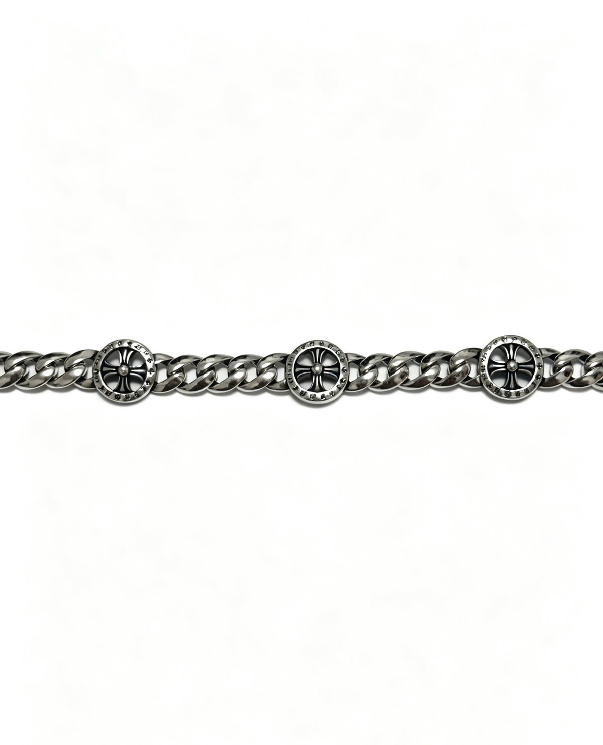 Chrome Hearts Cross Fleur-de-Lis Antiqued Polished Bracelet - album image 7