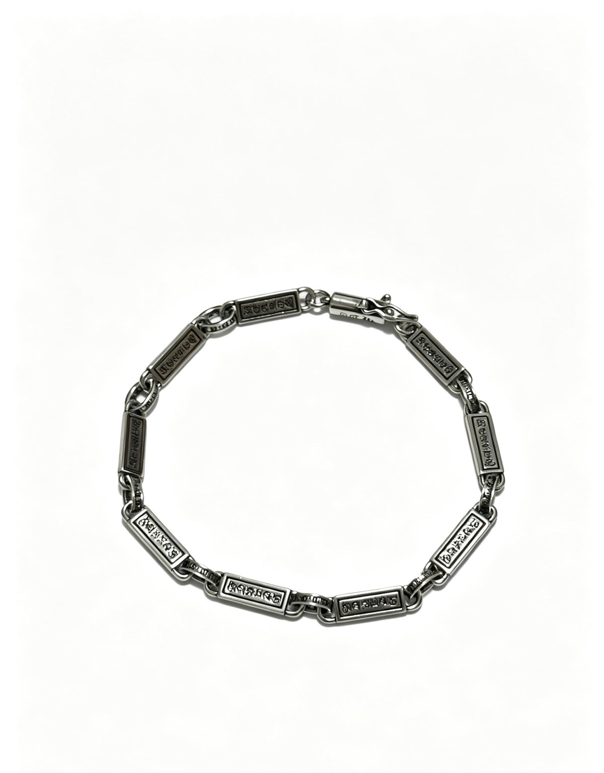 Chrome Hearts Cross Fleur-de-Lis Antiqued Polished Bracelet - album image 1