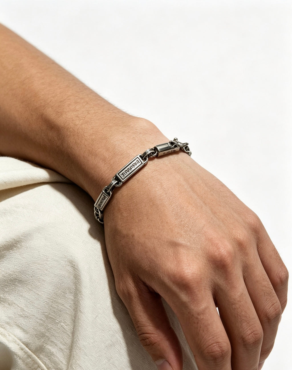 Chrome Hearts Segmented Bar Link Bracelet - album image 10