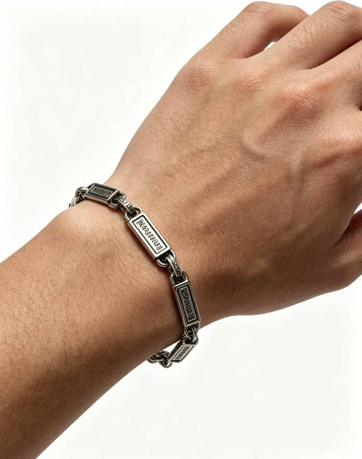 Chrome Hearts Cross Fleur-de-Lis Antiqued Polished Bracelet - album image 7