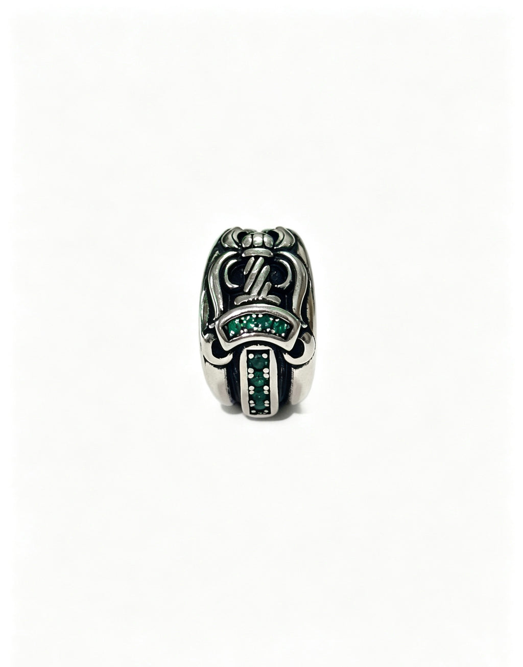 Chrome Hearts Layered Edge Script Ring - album image 4
