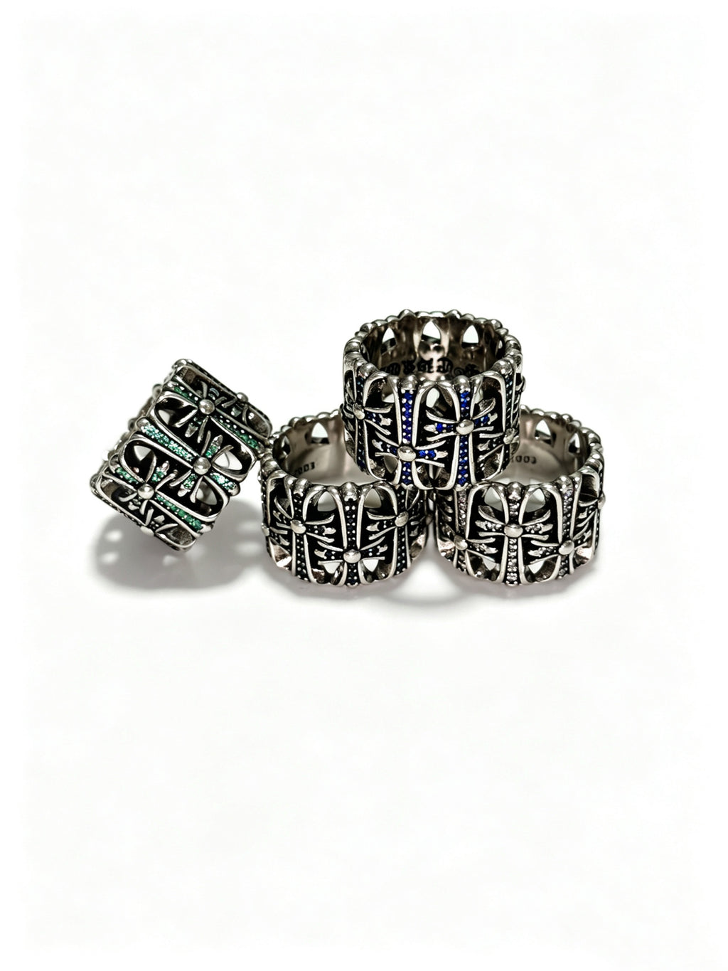 Chrome Hearts Large Ornate Cross Shield Ring - album image 10