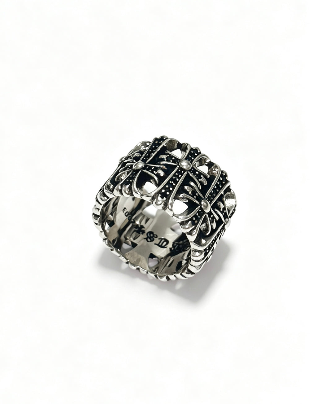 Chrome Hearts Compact Gothic Cross Signet Ring - album image 2