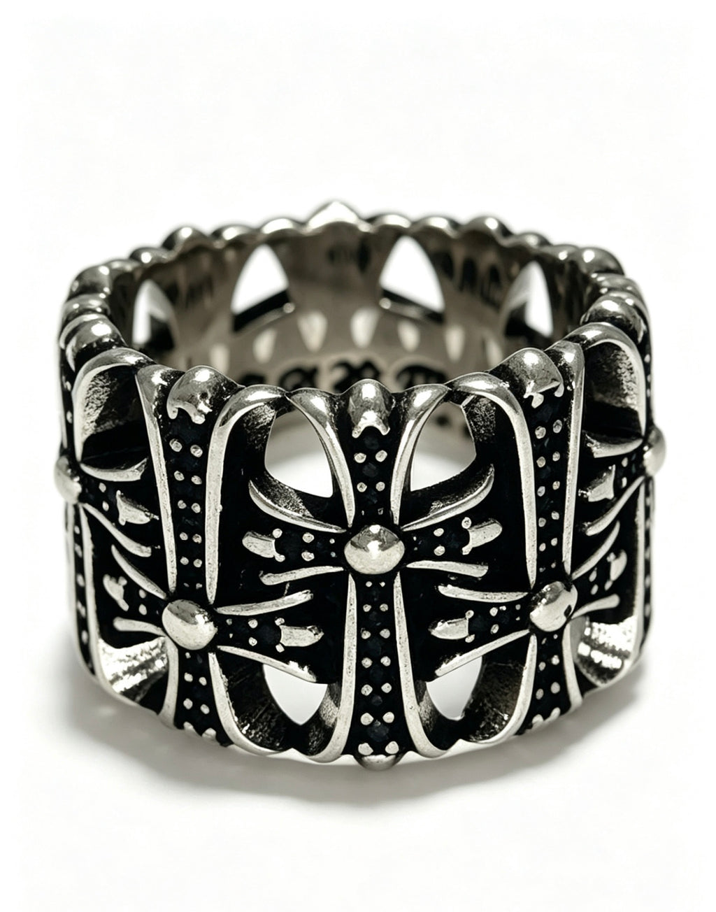 Chrome Hearts Compact Gothic Cross Signet Ring - album image 6