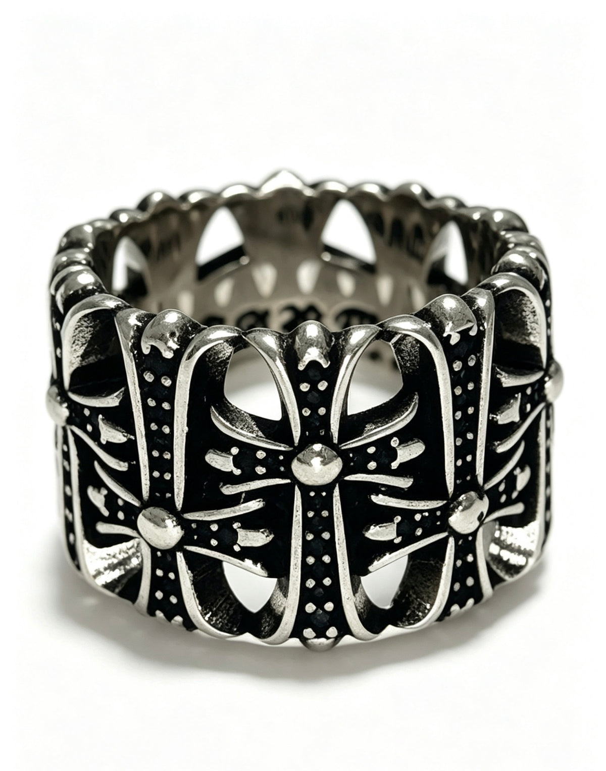 Chrome Hearts Compact Gothic Cross Signet Ring - album image 6