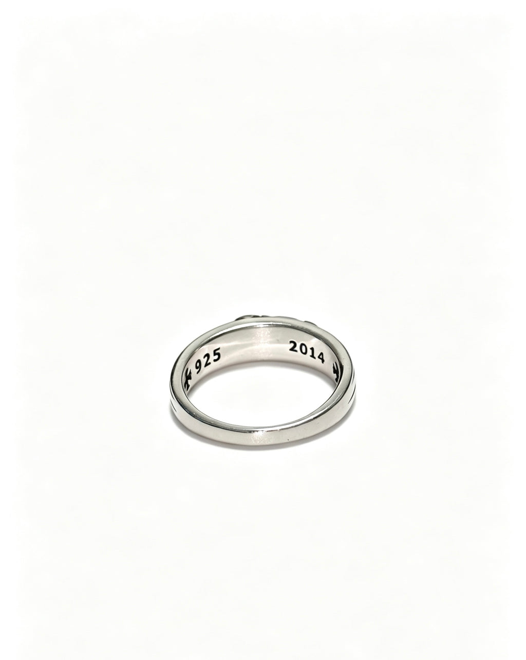 Chrome Hearts Dark Scroll Inlay Ring - album image 2